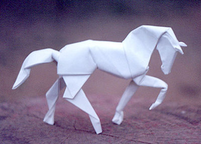 Animales hechos de papel