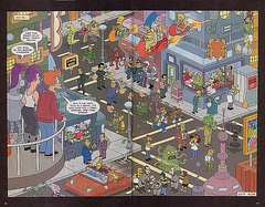 Relación entre Los Simpson y Futurama
