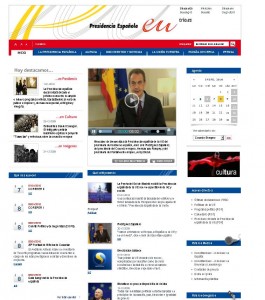 Eu2010.es: La web de España de la presidencia en la Unión Europea.