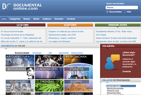 Documental Online: Portal para ver Documentales Online Gratis
