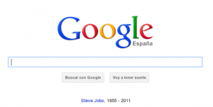 Google da un homenaje en su doogle a Steve Jobs