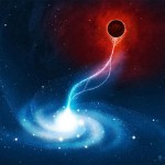 Increíble grabación de un Agujero Negro mientras absorbe un planeta