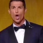 El grito de Cristiano Ronaldo en el Balón de Oro