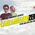 Shandy Cruzcampo Zero lanza a Hombre de Negro y Miki Nadal desde una avioneta